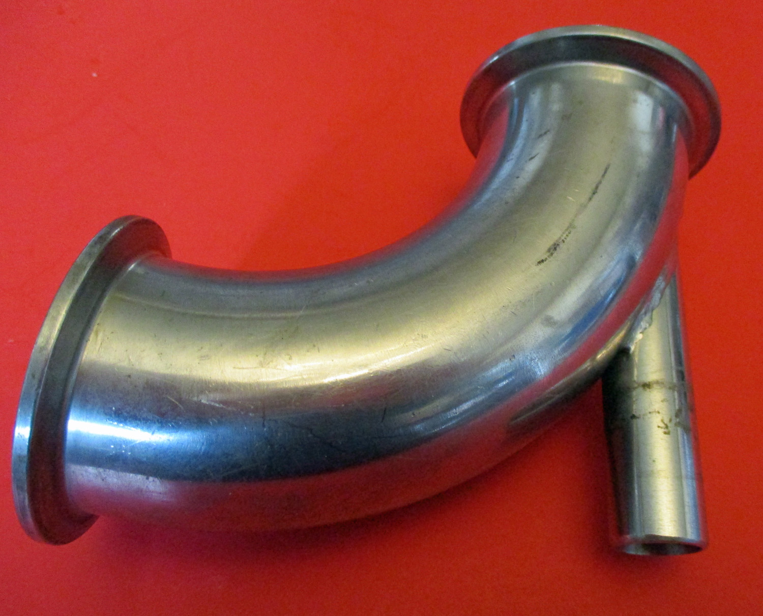Elbow Drain 2" SS 90° w/ Parallel Nipple 6 Elbow Drain 2" SS 90° w/ Parallel Nipple