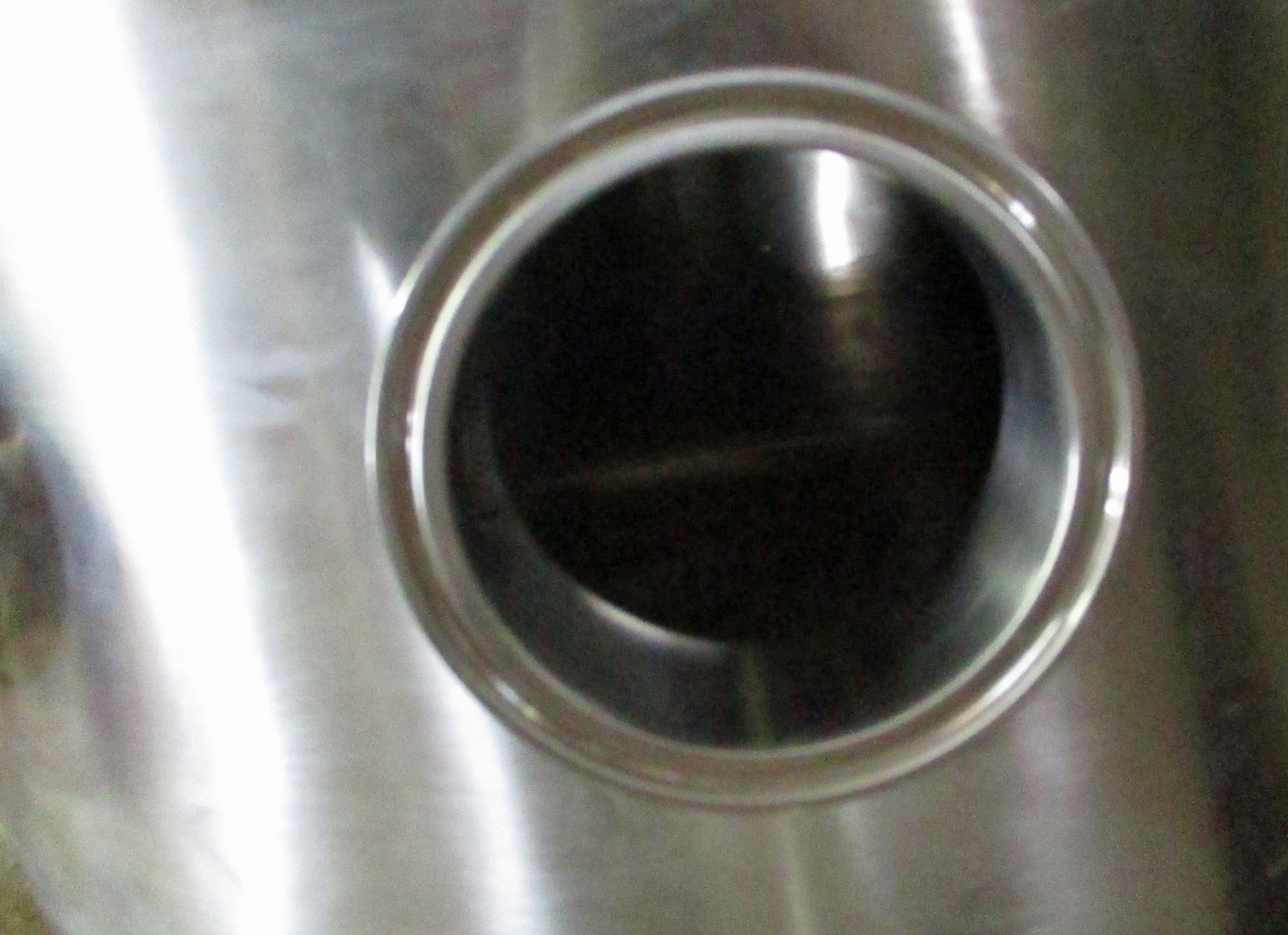 Receiver SS 3" Pipe w/ 60° Offset Inlets-No Lid 5 Receiver SS 3" Pipe w/ 60° Offset Inlets-No Lid