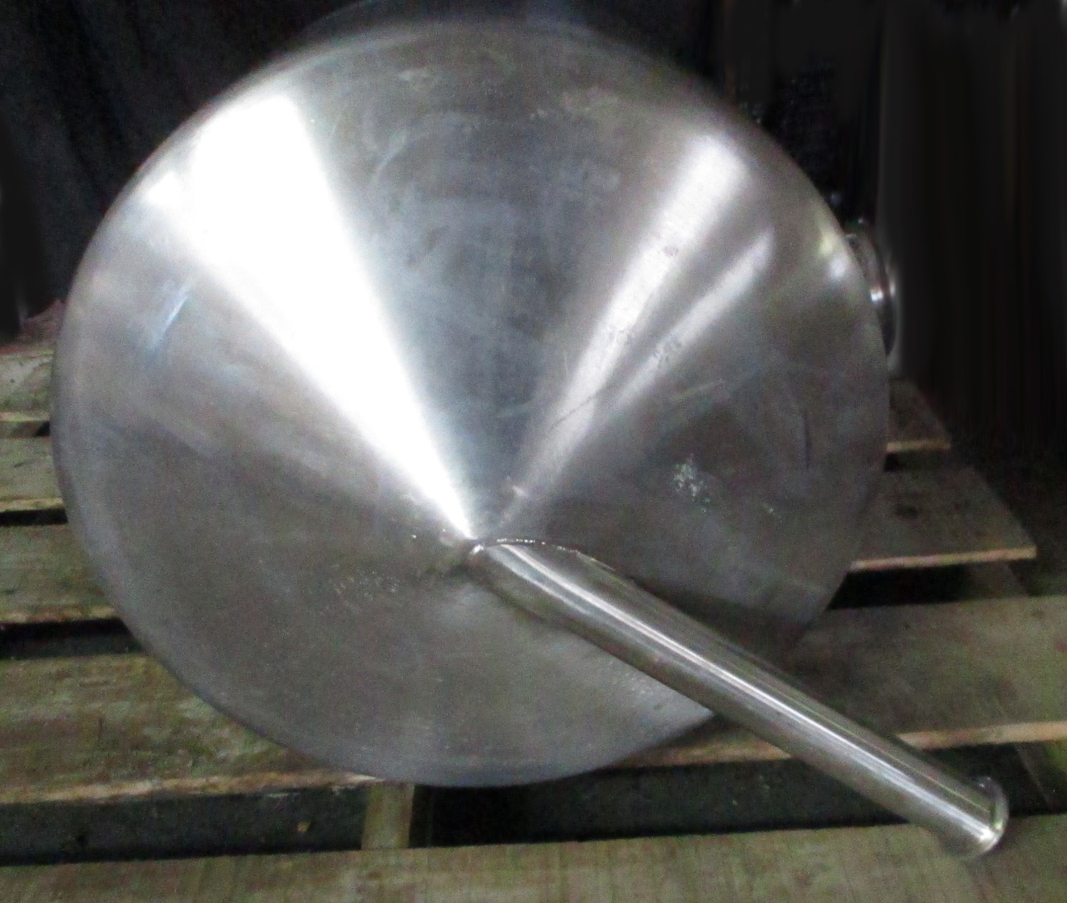 Receiver SS 3" Pipe w/ 60° Offset Inlets-No Lid 10 Receiver SS 3" Pipe w/ 60° Offset Inlets-No Lid