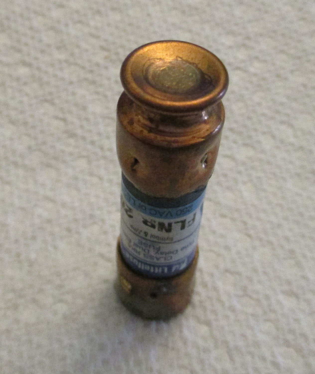 Fuse Cartridge Time Delay Dual Element 250VAC 20AMP 1 11/16"L 4 Fuse Cartridge Time Delay Dual Element 250VAC 20AMP 1 11/16"L