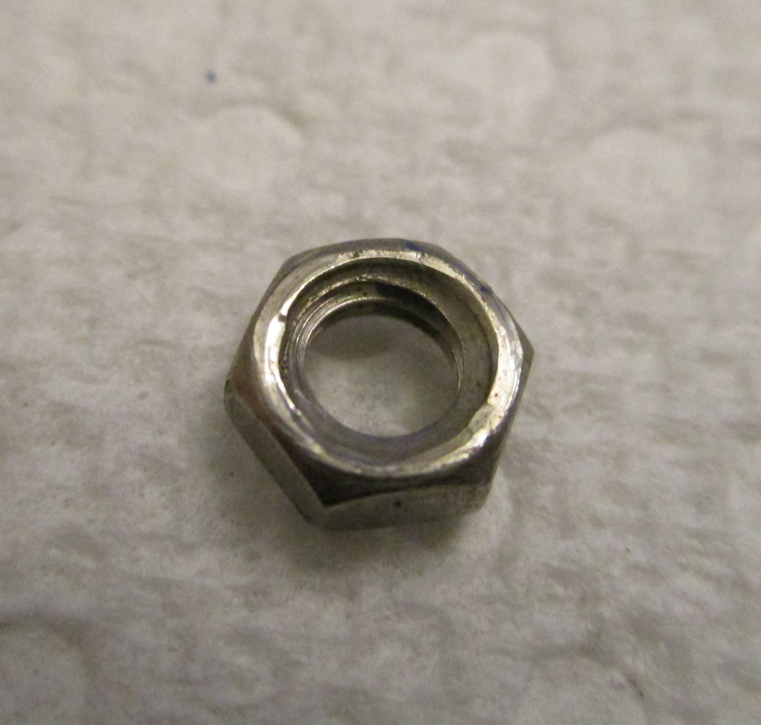 Hex Nut, #8-32 THD SZ, Pkg/50 4 Nut Hex #6-32 THD SZ 1/4"W Pkg of 50