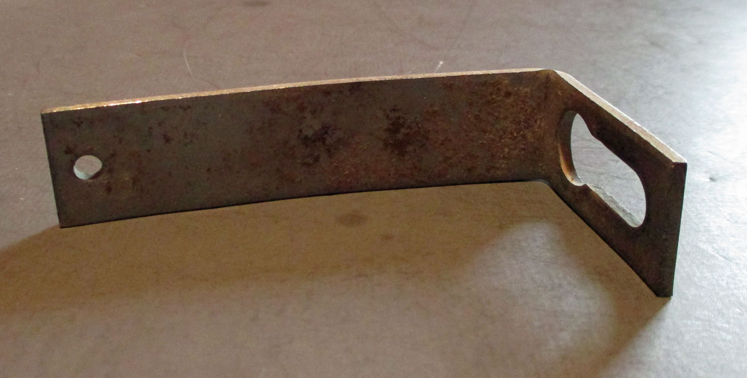 L-Bracket w/Keyhole, 3 11/16"L 4 Bracket L, w/Keyhole 3 11/16"L x 1 13/16"L