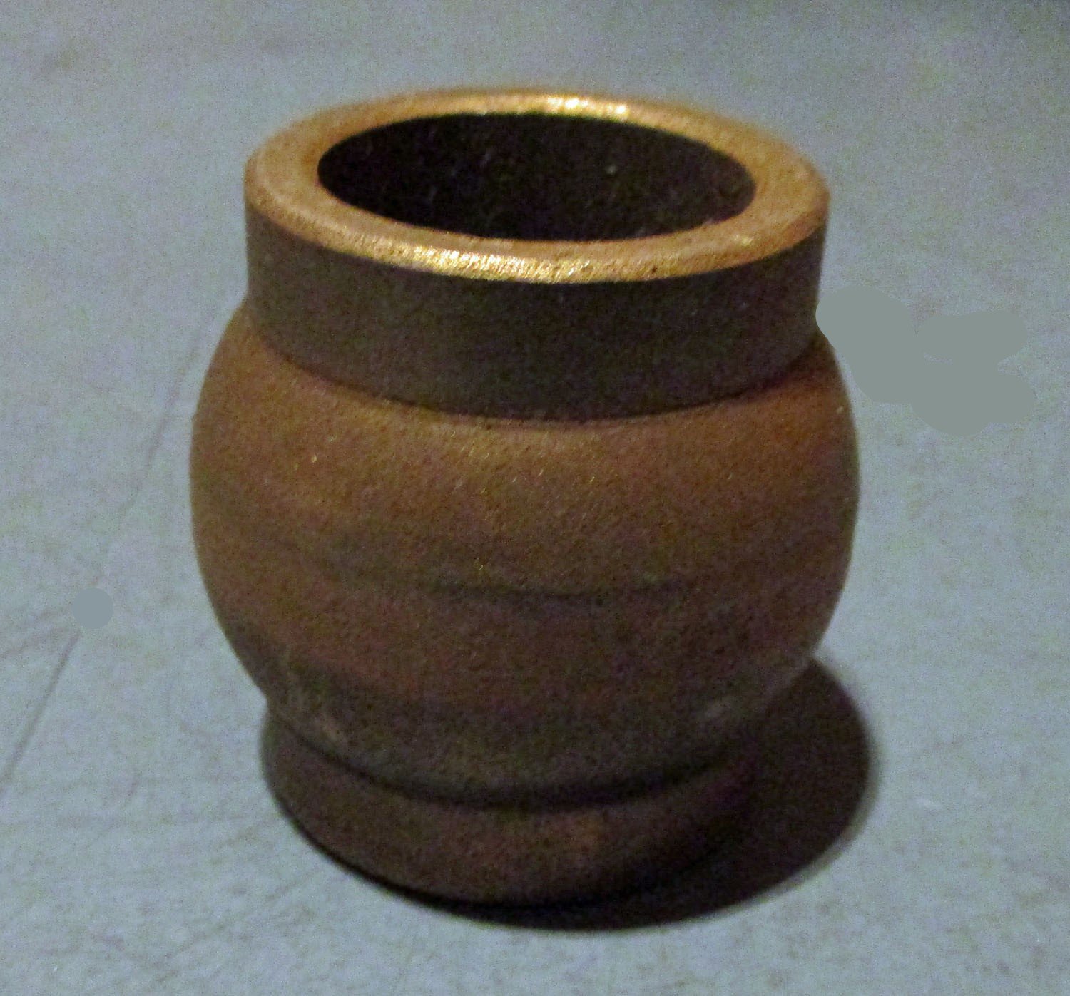 Copper Pipe Piece w/Slit, 1 7/8"H 5 Pipe Copper w/Slit 1 7/8"H