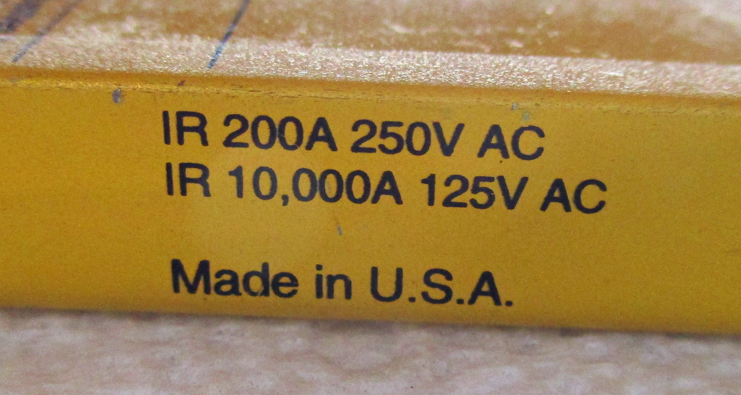 Fuse Cartridge, 250V T, 6 Amp, Pkg/4 6 Fuse Cartridge, T, 6 Amp 250V 1 3/16"L Pkg of 4