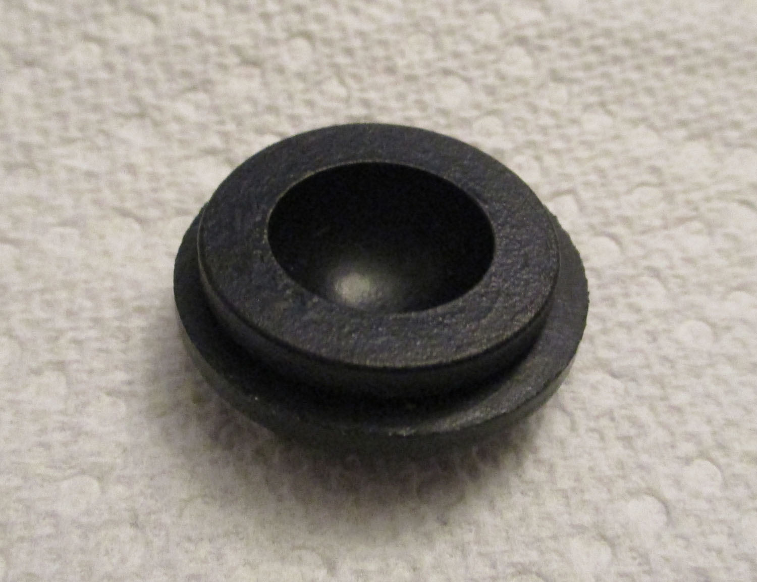 Cap - Open Rubber Plug 1 3/16" OD 4 Cap Small 1 3/16" OD