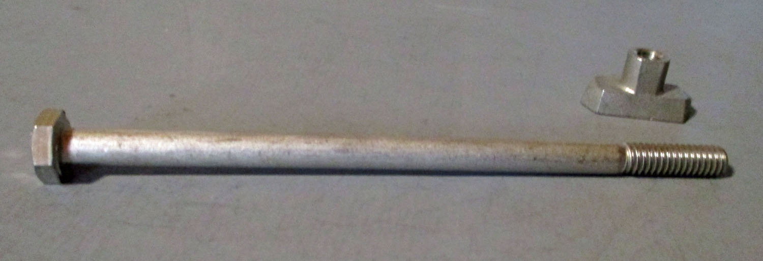 Bolt Carriage W/Footed Nut 4 15/16&Amp;Quot;L, 1/4-20Thd Sz