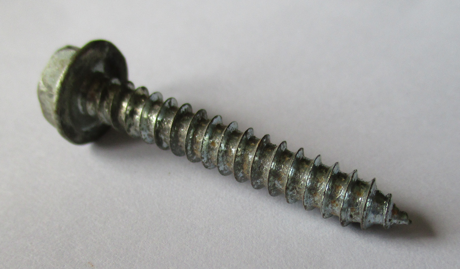 Screw, Sheet Metal SL Hex Washer, 1 3/8"L 3/16" THD OD, Pkg./5 4 Screw, Sheet Metal SL Hex Washer, 1 3/8"L 3/16" THD OD