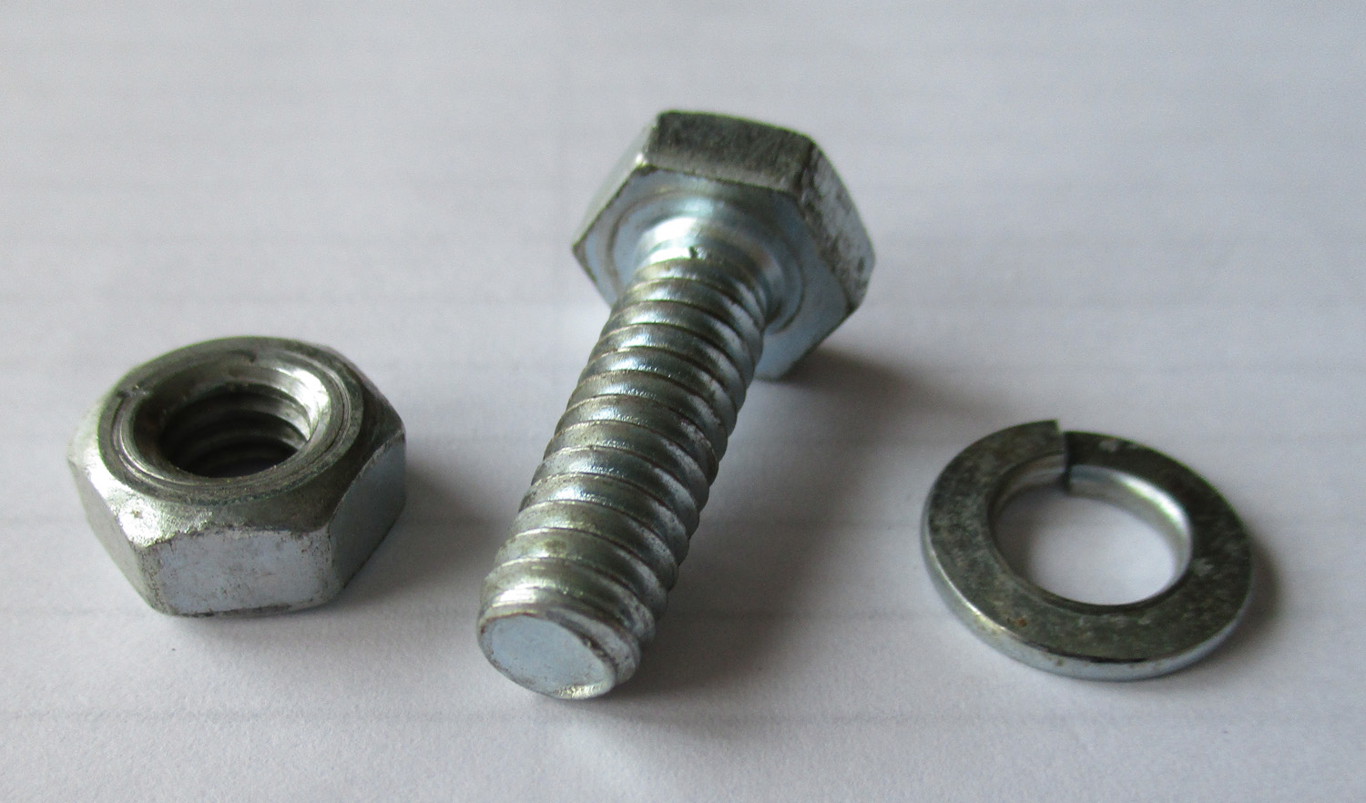 Bolt, Hex, W/Washer &Amp;Amp; Nut, 15/16&Amp;Quot;L 1/4-20 Thd Sz, Pkg./7