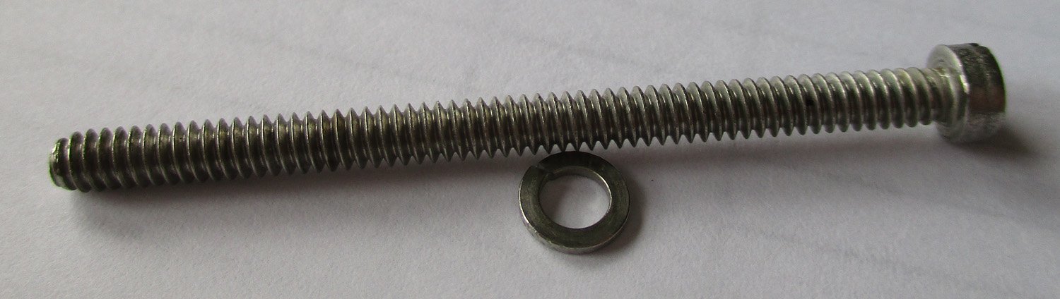 Screw, Fillster Head SL w/Washer for Pulsator Top, 2 1/16"L #6-32 THD SZ Pkg./9 4 Screw, Pulsator SL w/Washer, 2 1/16"L #6-32 THD SZ, Pkg./8
