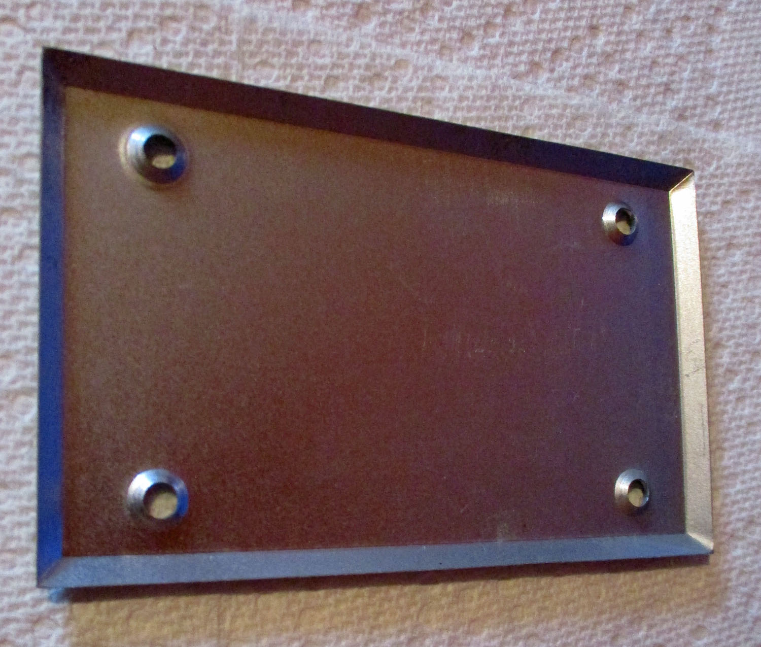 Plate Cover & Insulator, 4 1/2"L 6 Plate Cover & Insulator 4 1/2"L