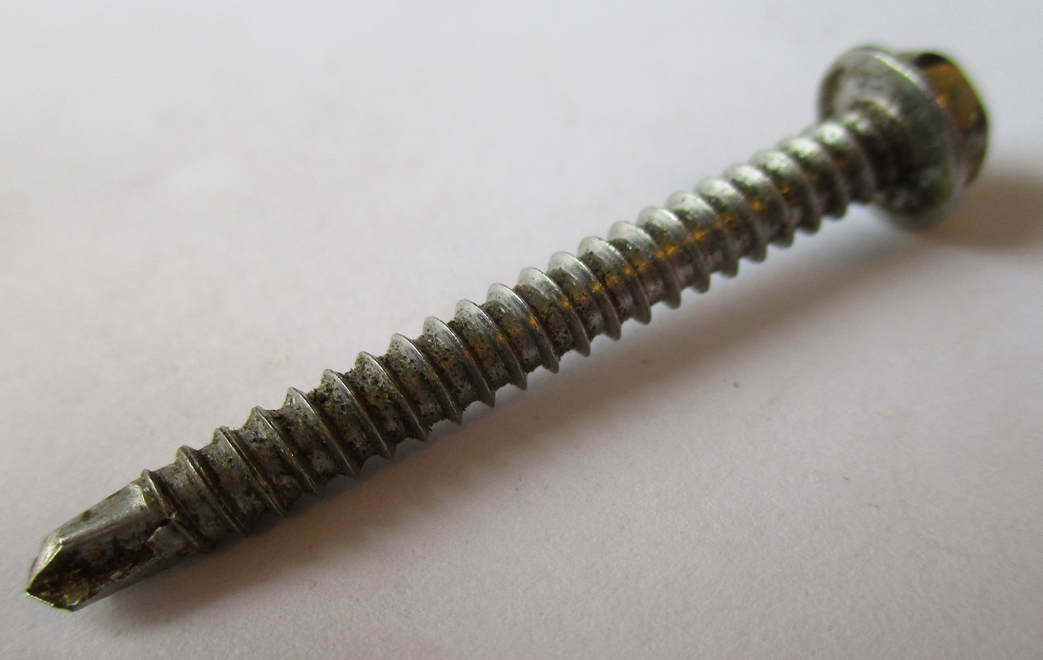 Screw, SM Hex w/Washer, 1 5/8"L 3/16" THD OD 4 Screw, SM Hex w/Washer, 1 5/8"L 3/16" THD OD