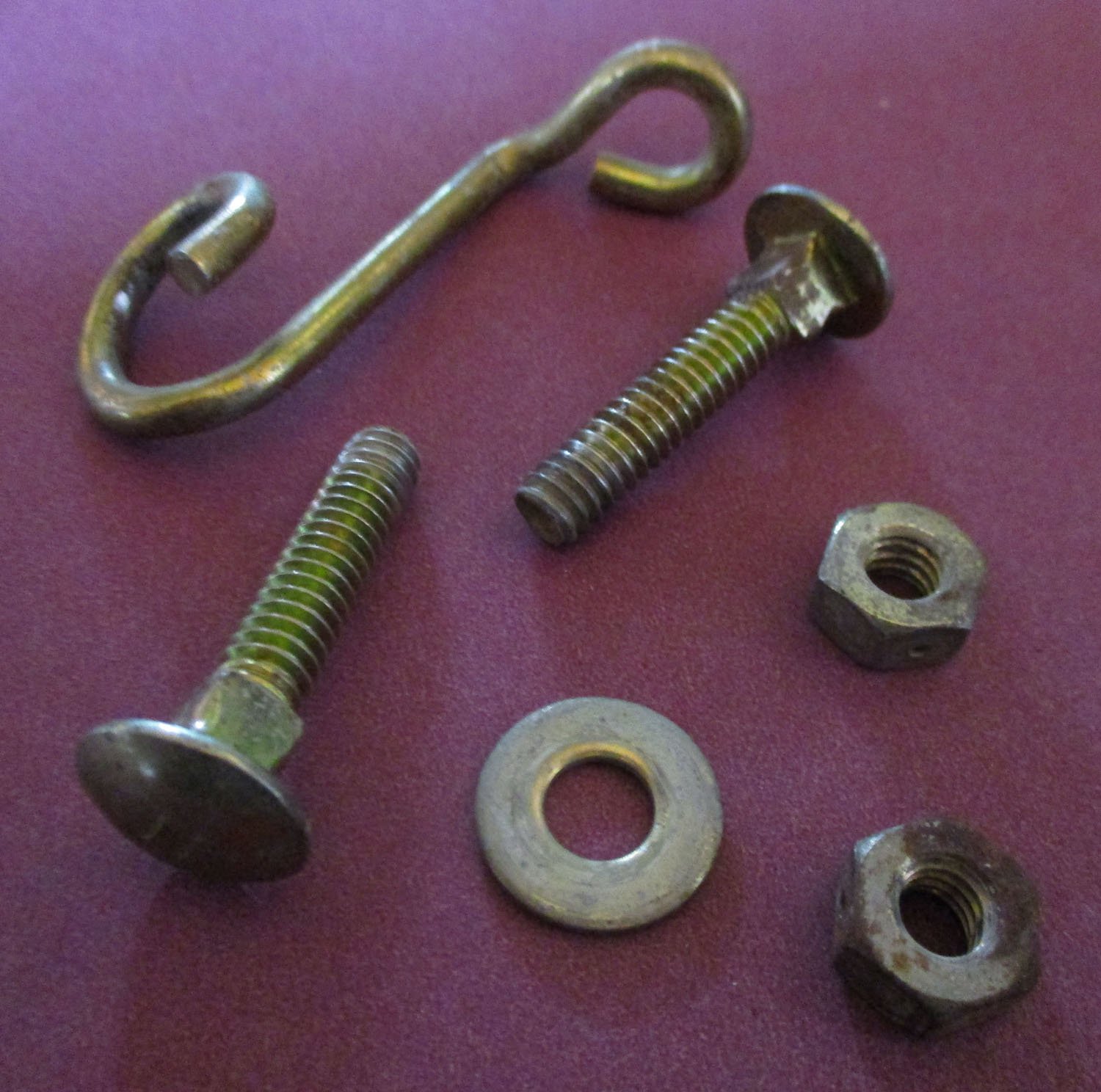 Bolts, Carriage With Nuts &Amp;Amp; Bracket 1 3/8&Amp;Quot;L