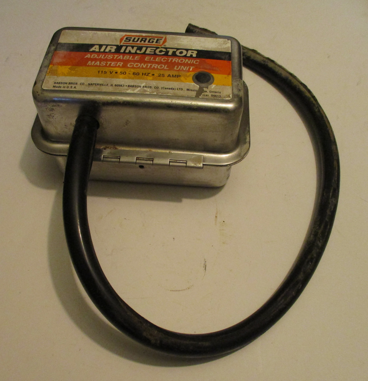 Air Injector, Master Control