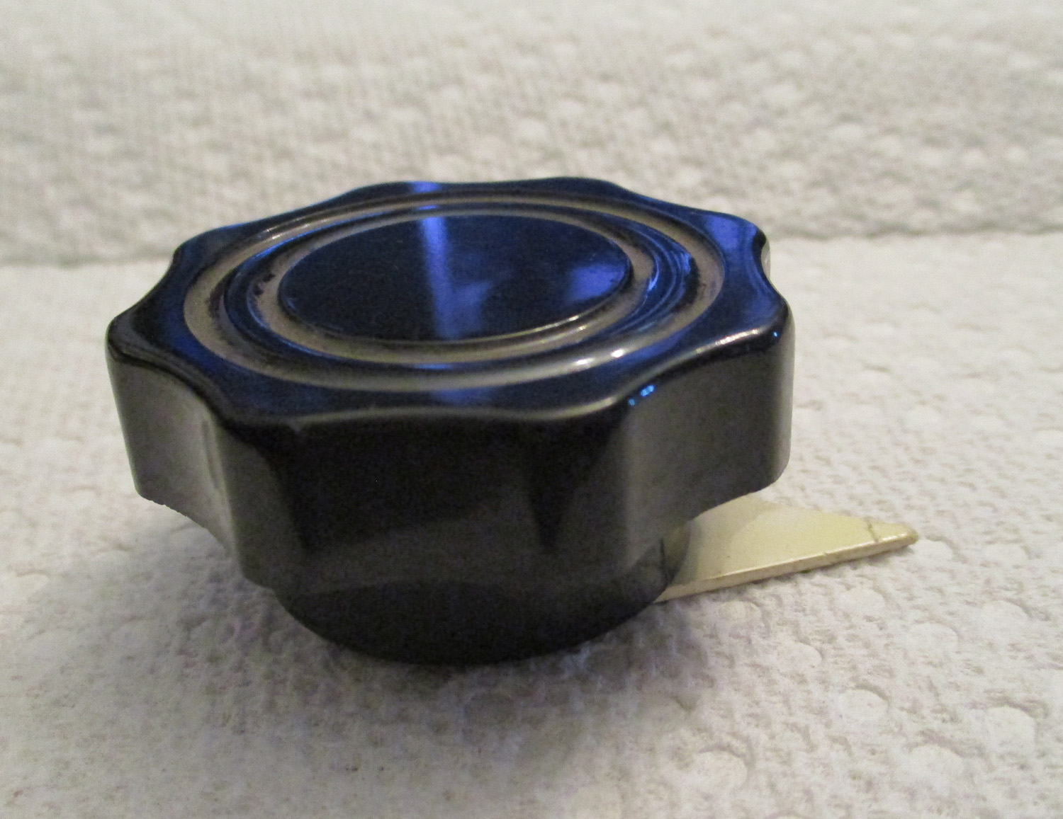 Knob, Black w/Pointer for Decomatic III 5 Knob Black w/Pointer for Decomatic III