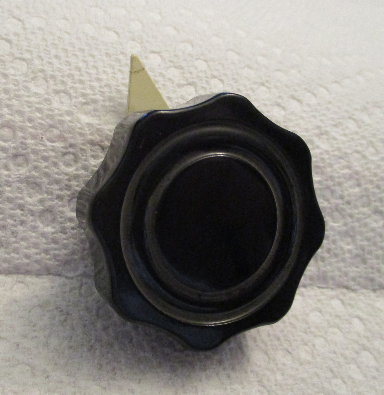 Knob, Black w/Pointer for Decomatic III 6 Knob Black w/Pointer for Decomatic III