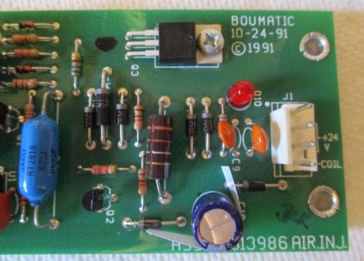 Board Circuit Control Panel Air Injector Timer