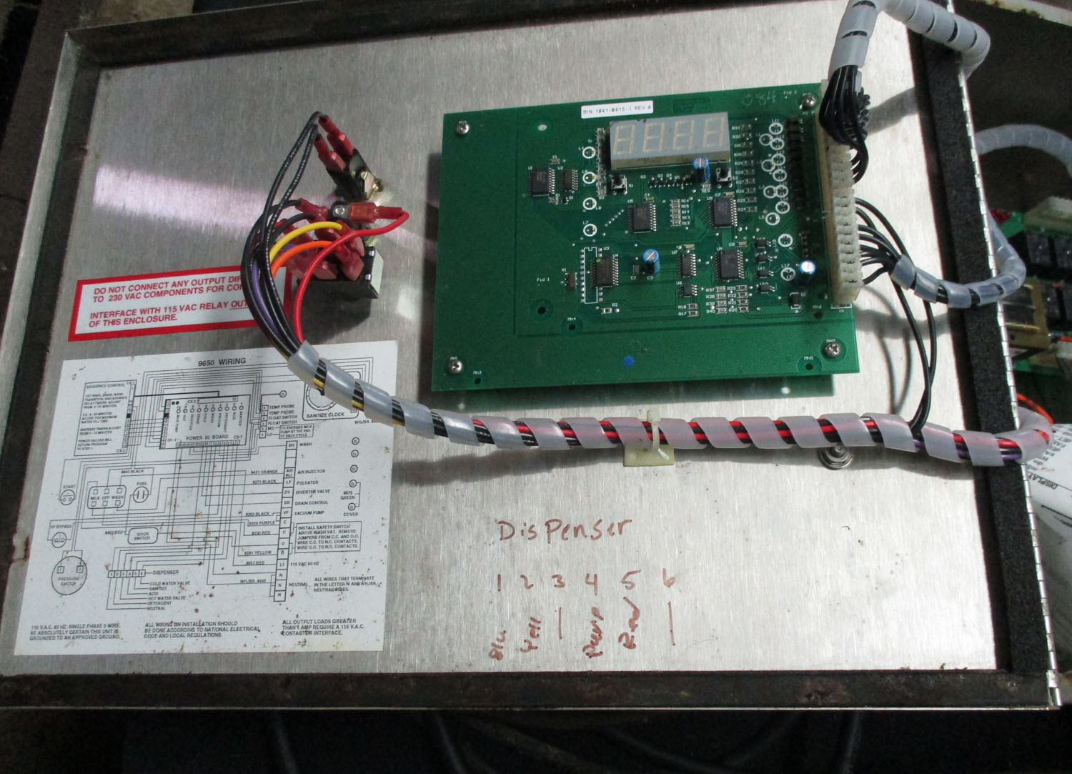 Control, Wash w/ Timer 5 Wash Control w/ Timer