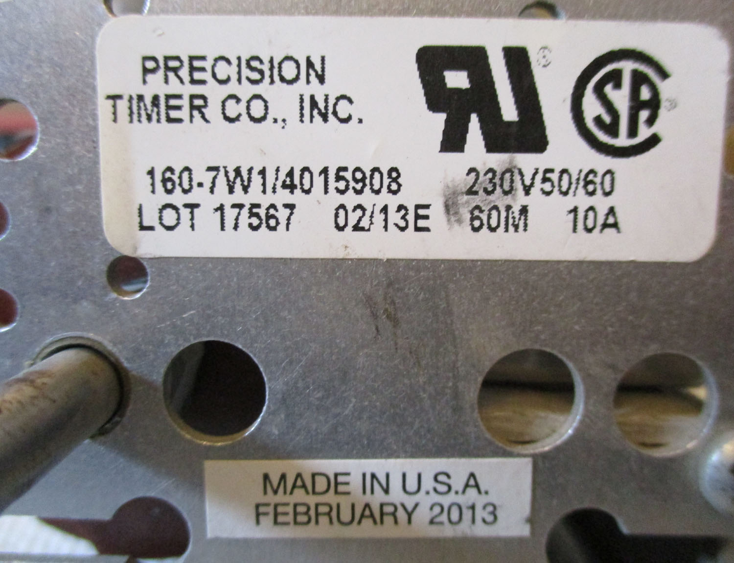 Timer, 7 Cam, 230VAC, 10AMP 5 Timer, 7 Cam 230VAC 10AMP