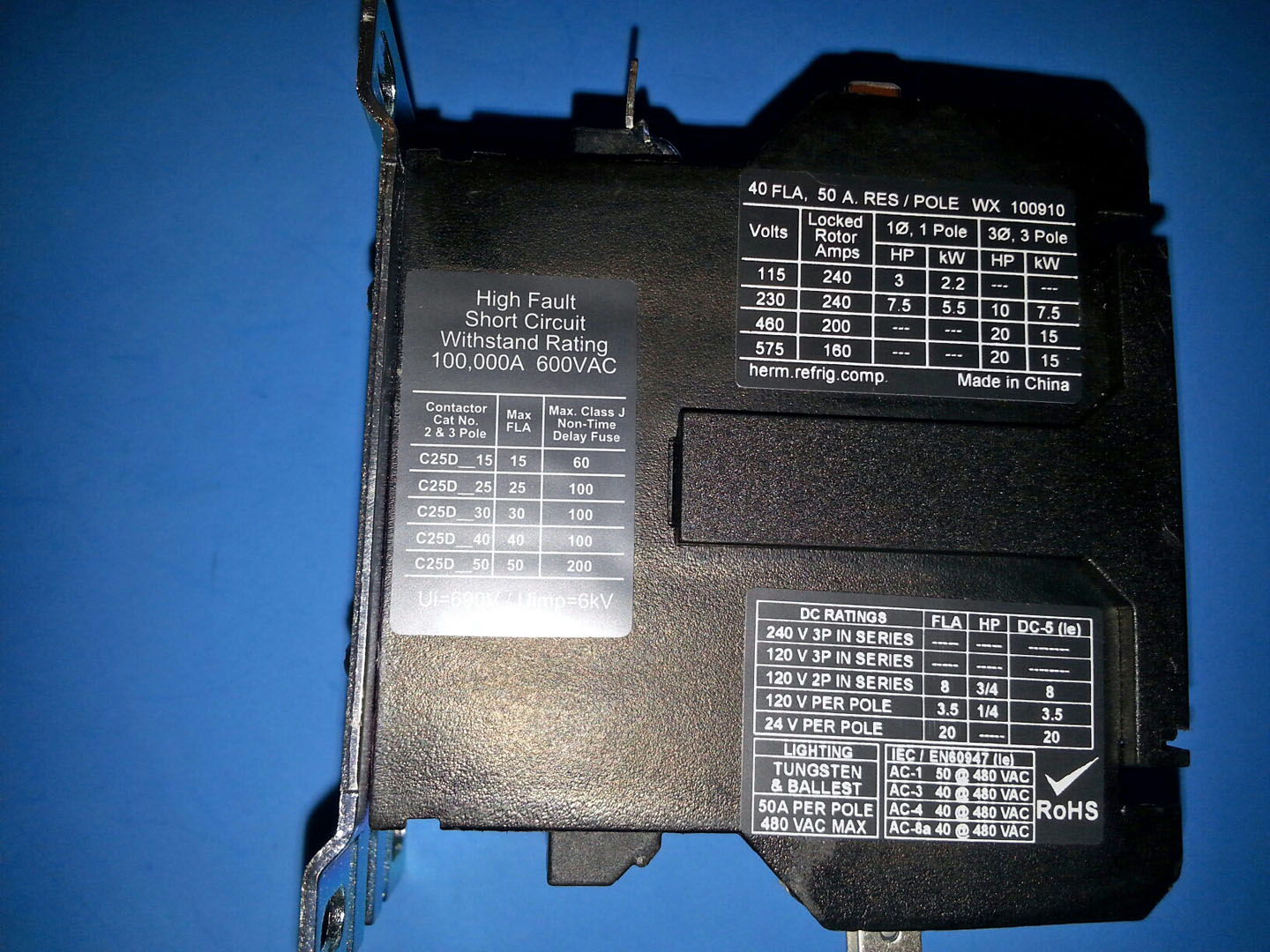 Contactor C25Dnf240B