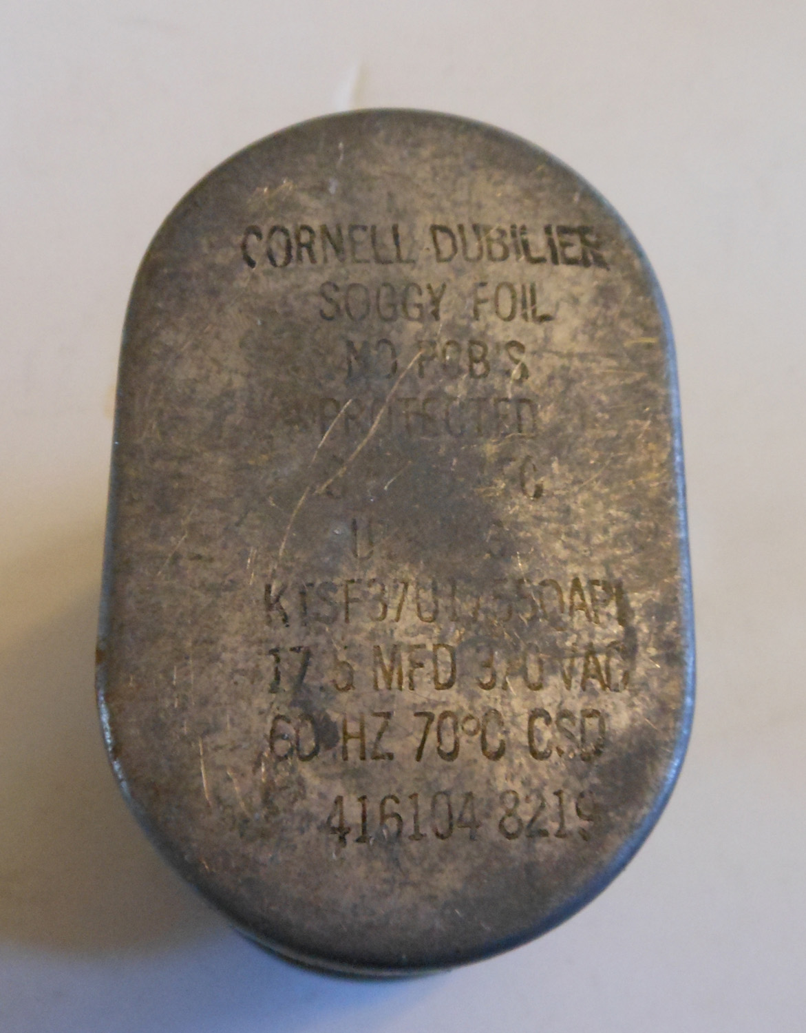 Capacitor Run 17.5µF 370VAC KTSF 37 5 Capacitor Run 17.5µF 370VAC KTSF 37