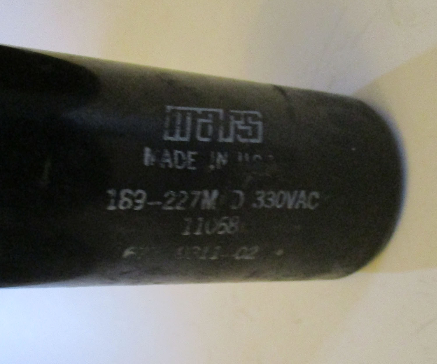 Capacitor Start 189-227Μf 330Vac 673-9311-02
