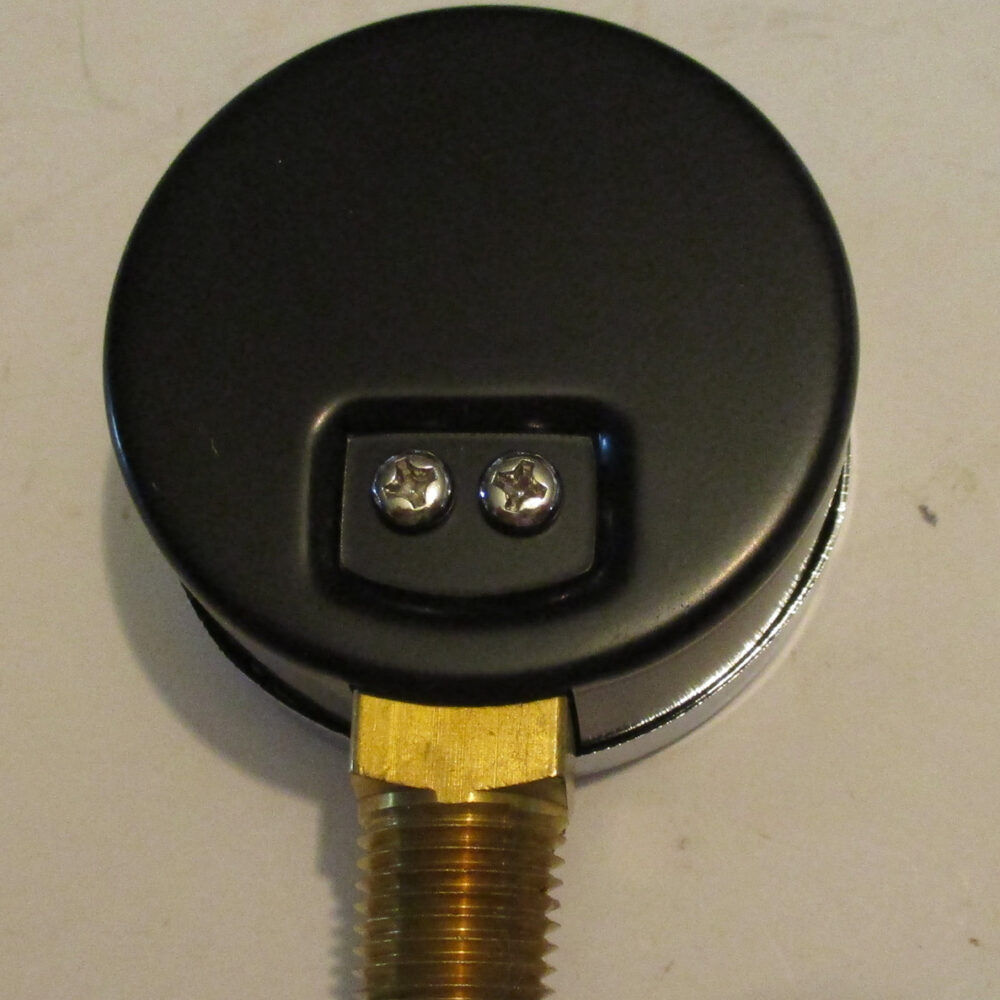 Gauge, Pressure, 2" DRY,1/4NPT Brass Lower
