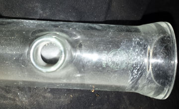 Pipe Glass 2", 84"L w/Nipple 3" From The End