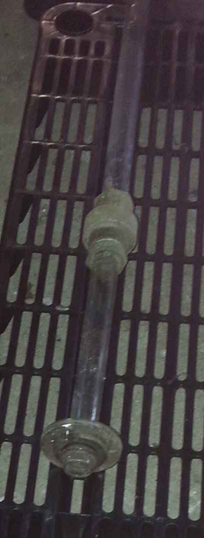 Pipe Glass 1", 88 1/2"L (b)