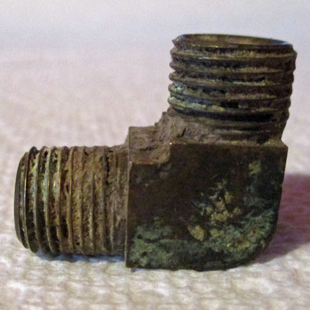 Fitting Brass 90° Elbow Male 7/8" L by 3/4" L