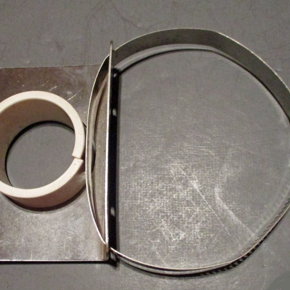 Bracket Curb Mount For Sensor W/Pvc Holder 3 3/4&Quot;L