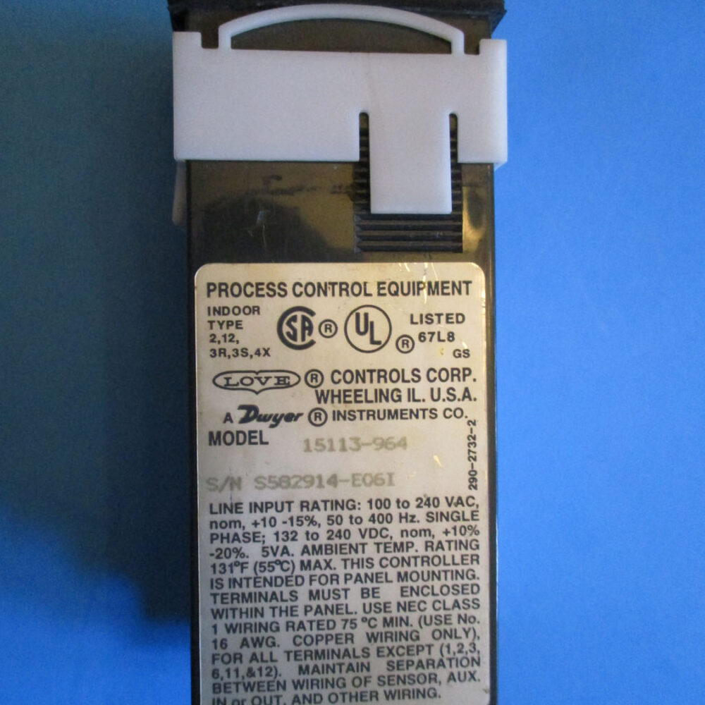 Control Processing Equipment