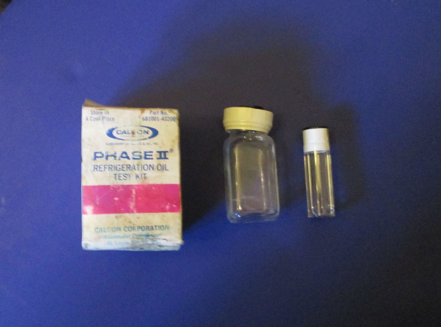 Kit Test Phase II Refrigeration Oil 3 Kit Test Phase II Refrigeration Oil