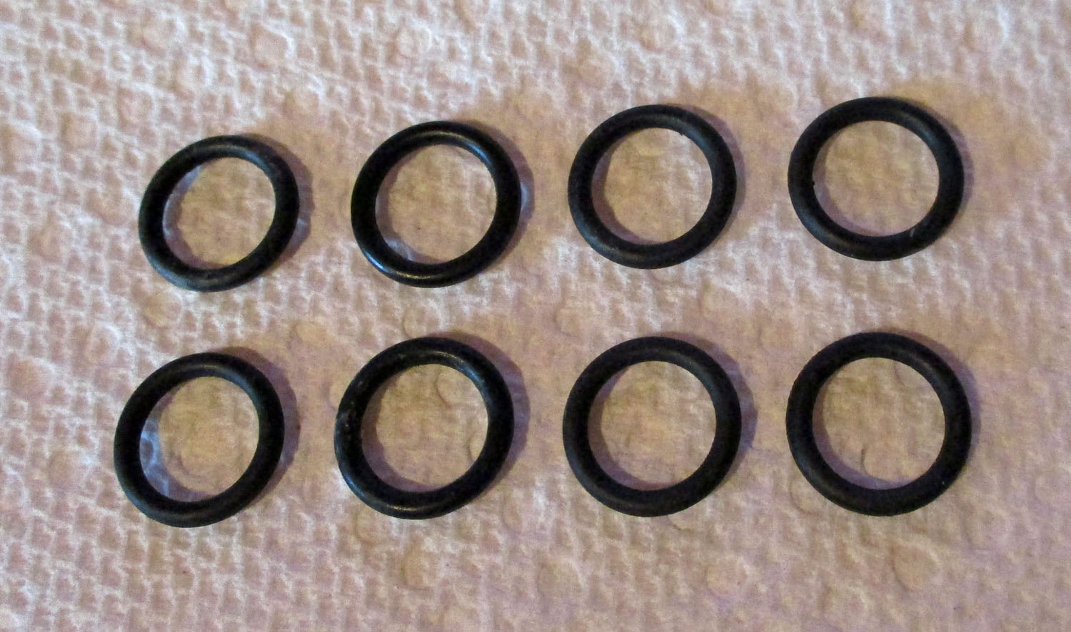 O ring 1/2"OD, 13/32"ID Pkg of 8