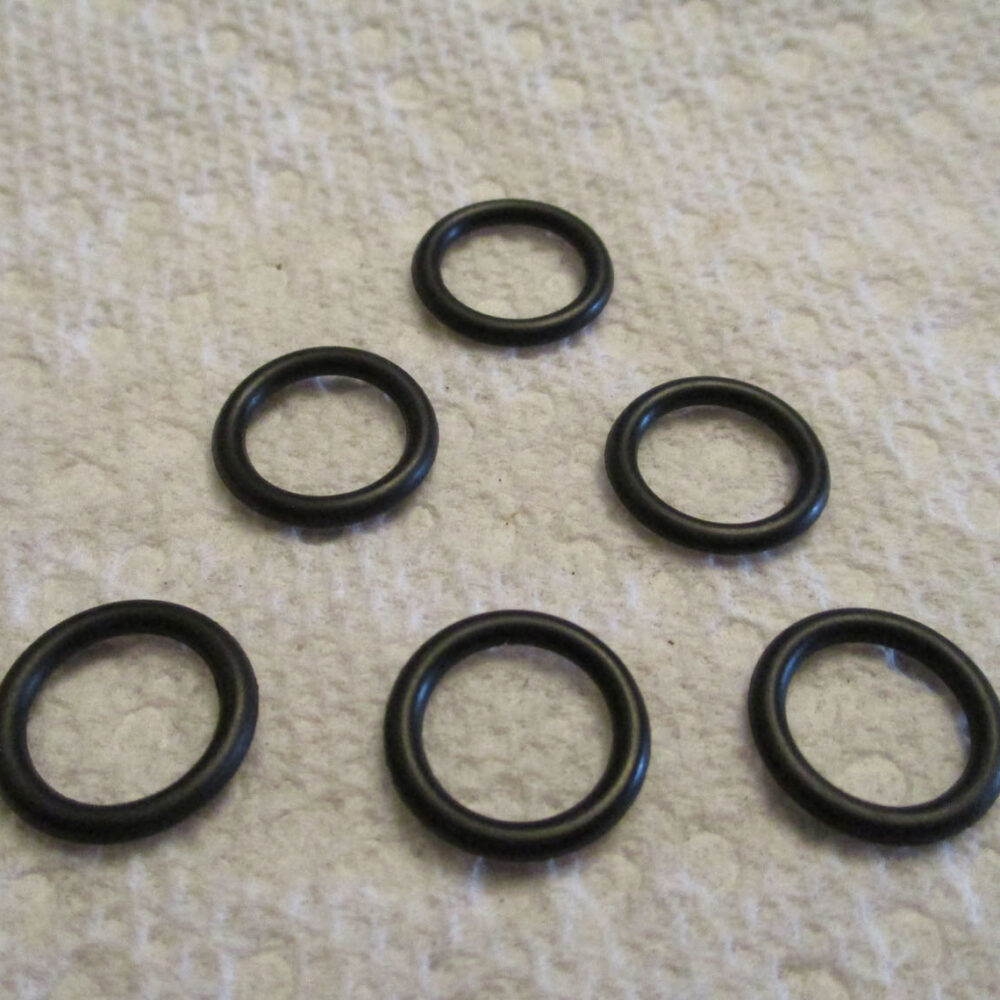 O ring Upper ASM Handle 1/2"OD, 3/8"ID Pkg of 6