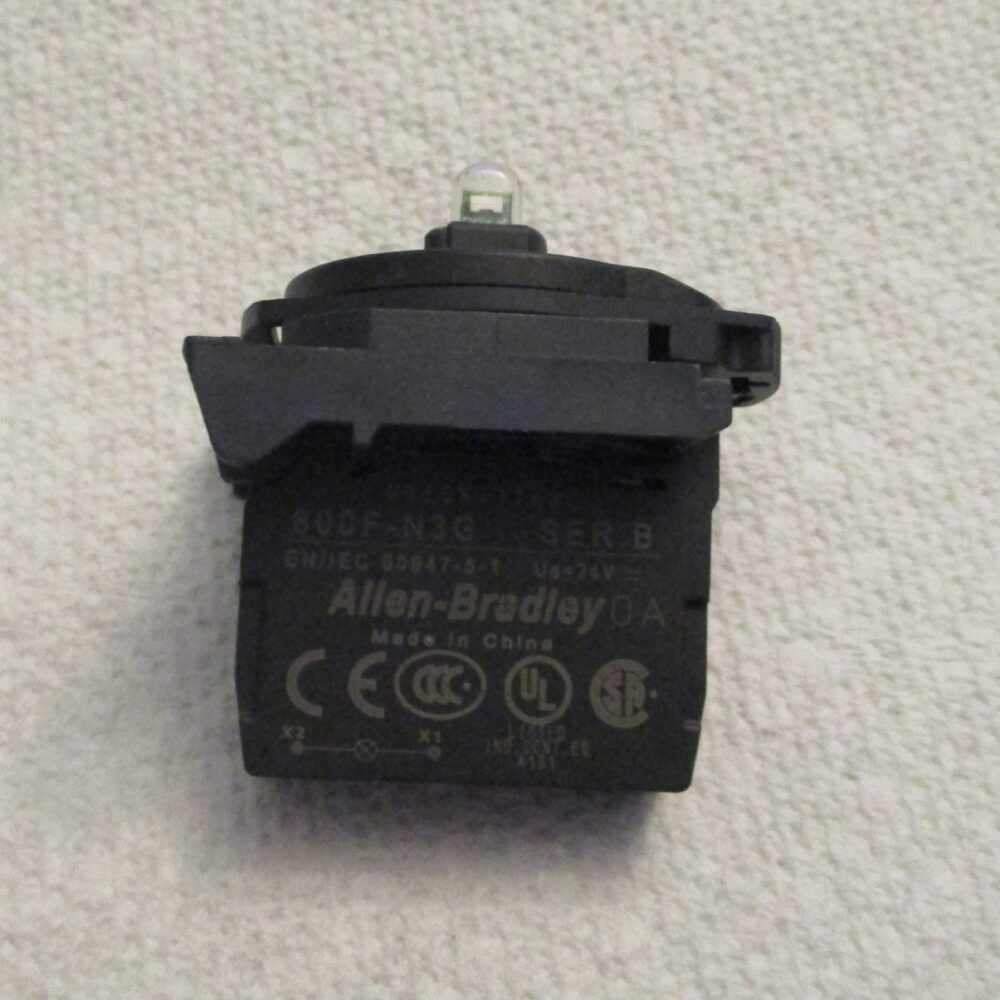 Switch Selector W/Contacts Allen-Bradley 800F-N3G Series B 24V