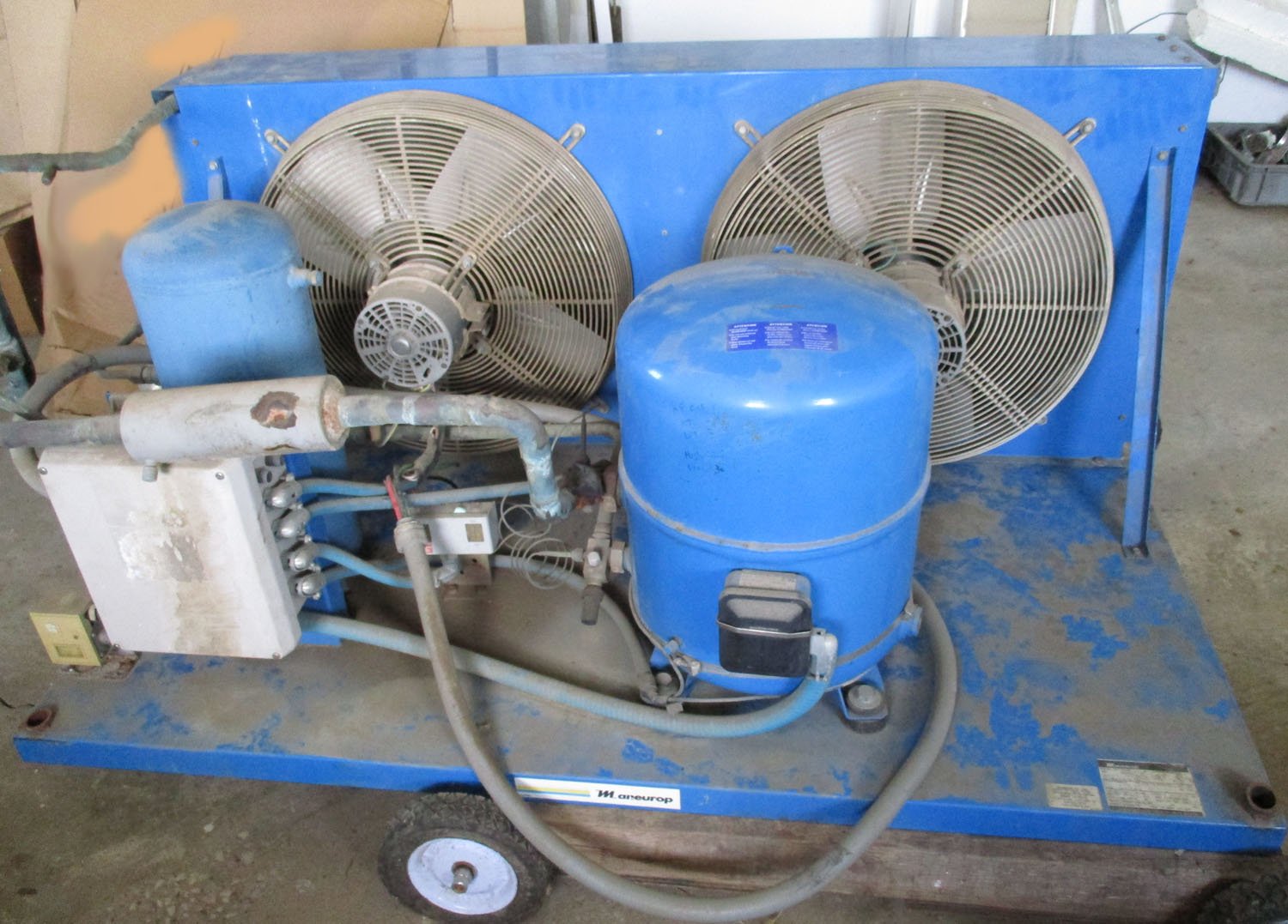Condensing Unit Complete 7 1/2HP - Dairy Train
