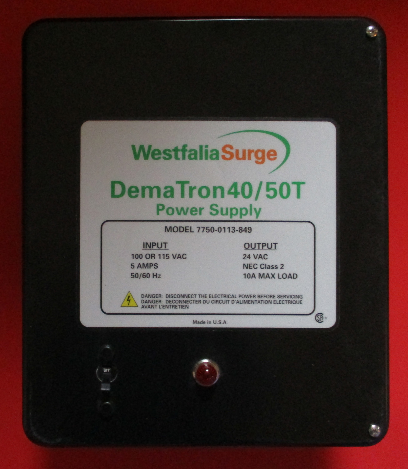 Dematron 40/50 T Power Supply