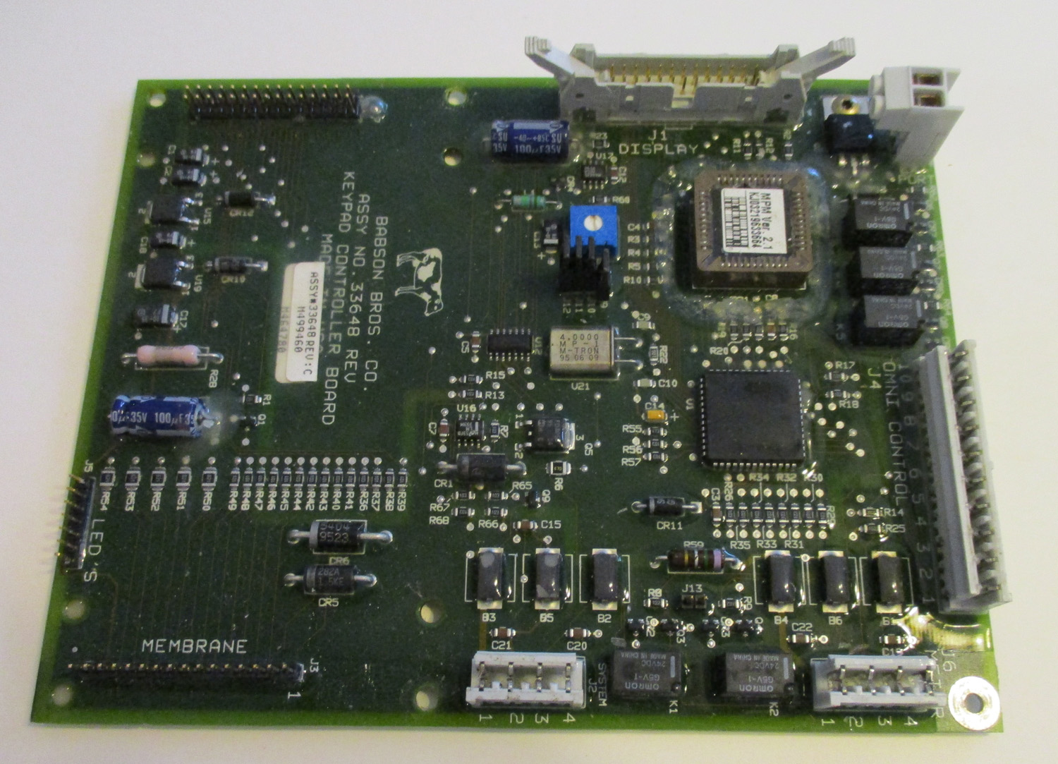 Board, Omni Keypad Control