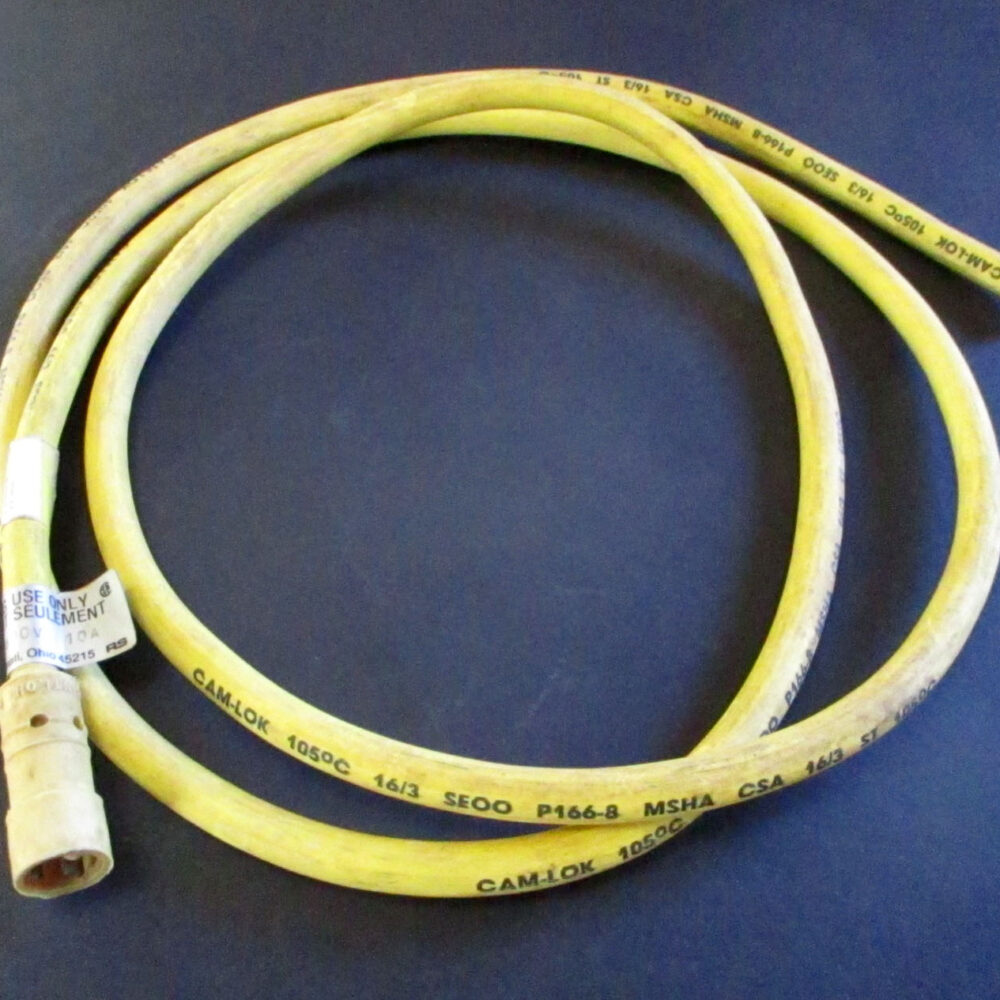 Cable Comm. 3-Pin Male Straight Plug 5'L