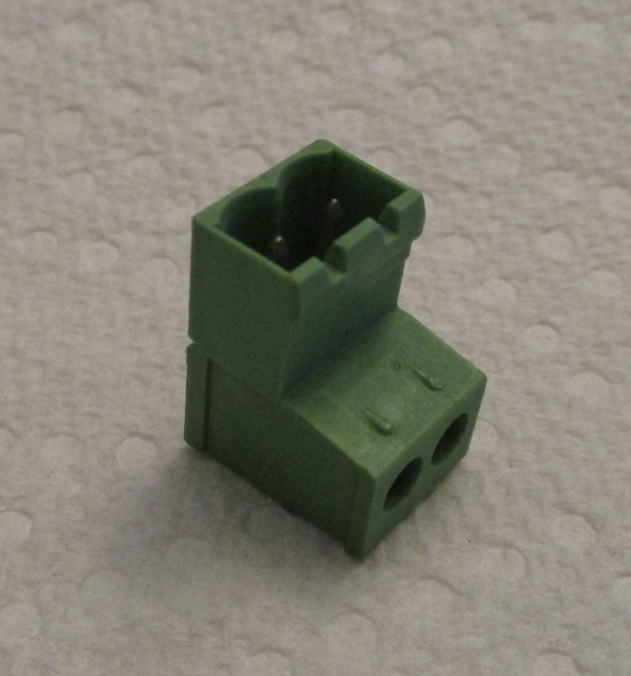 Terminal Plug 2 Place 250V 2.5Mm 10A, 13/16&Quot;L