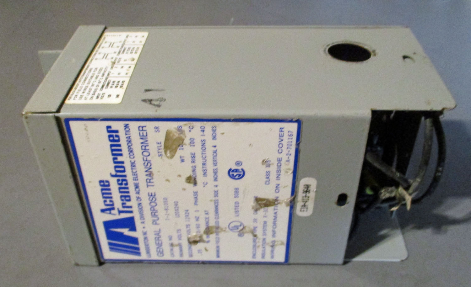 Transformer Acme 120/240 to 12/24 Volts