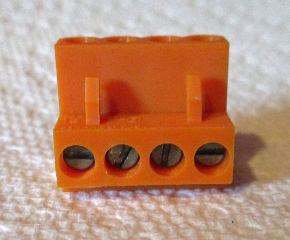 Terminal Orange 4 Place 3/4&Amp;Quot;W