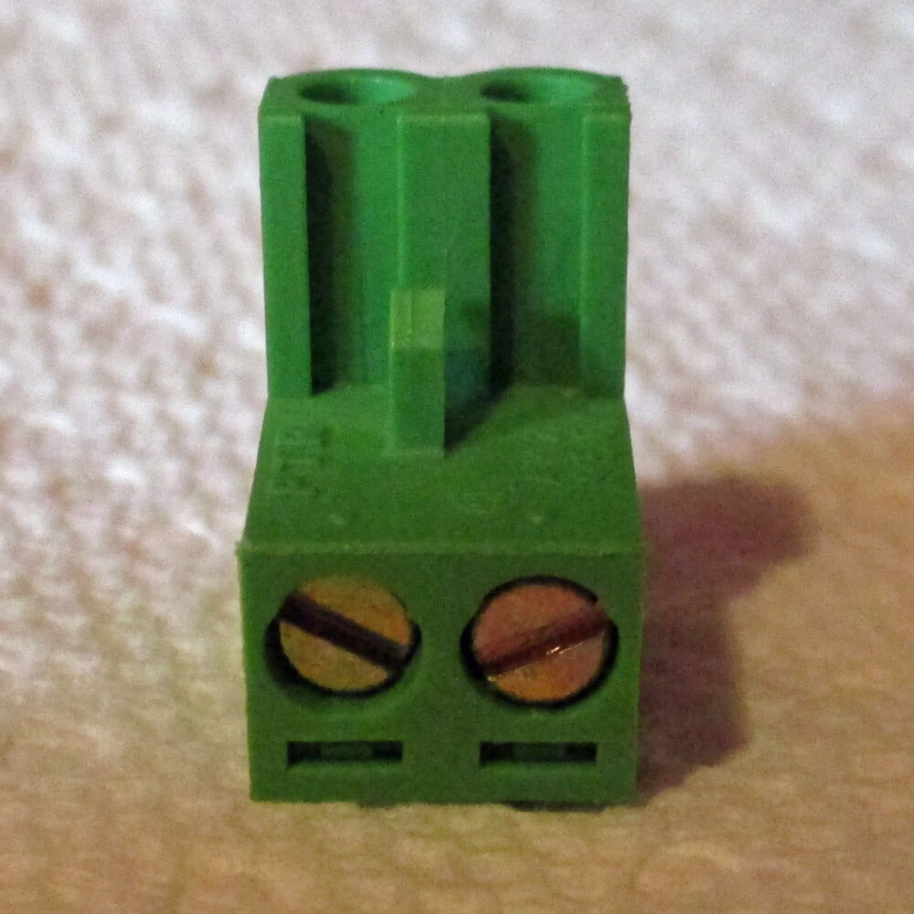 Terminal Green Older Style 2 Place 3/8&Quot;W