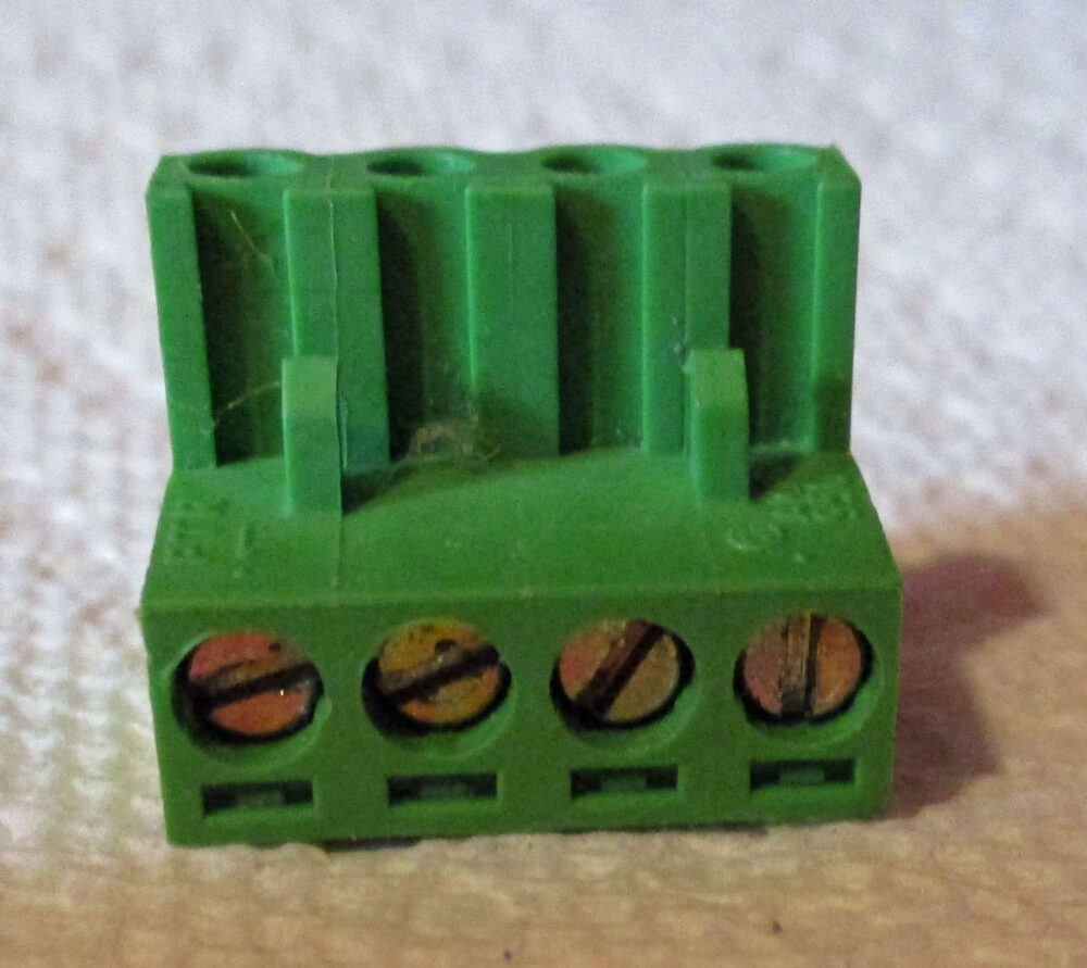 Terminal Green Older Style 4 Place 3/4&Amp;Quot;W