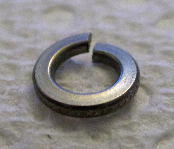 Washer Lock #8, 3/16&Quot;Id Pkg Of 7