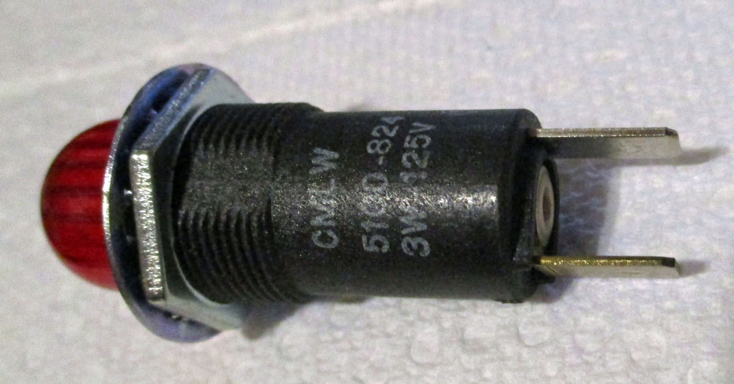 Light Red w/2-Prong 3W 125V