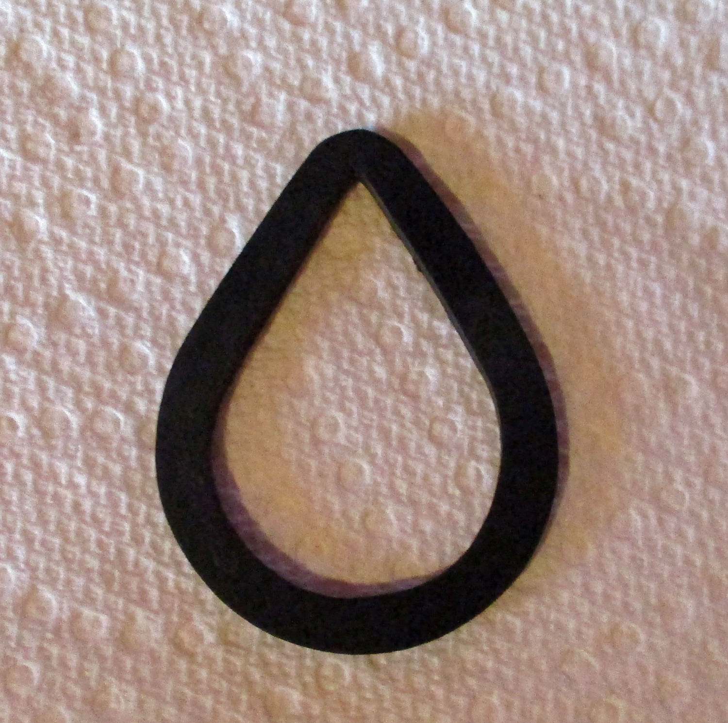 Gasket, Teardrop for Universal Pulsator 2"L 3 Gasket Teardrop for Universal Pulsator 2" Long