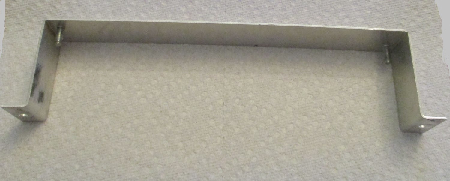 Bracket  Flat Metal with Straight Tabs 10 1/8"L