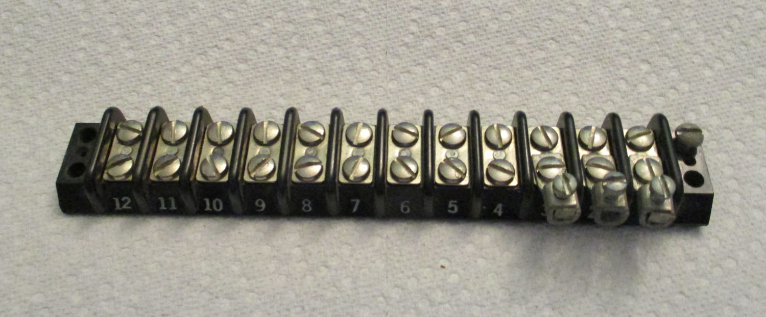 Terminal Block 12 Place 7 3/4"L