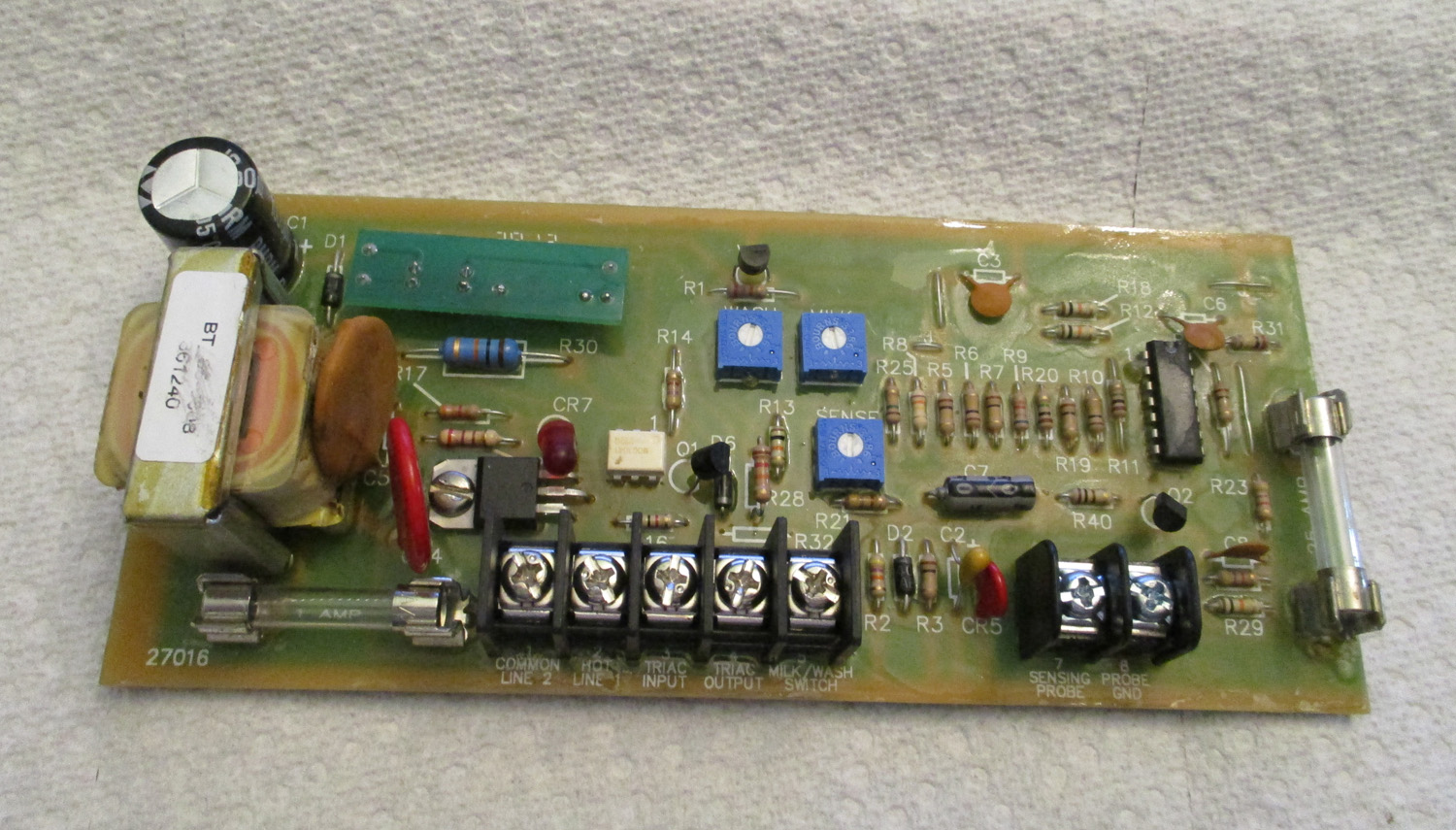 Board Circuit Milk Level